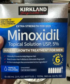 Minoxidil 5% Kirk-land Dung Dịch Mọc Râu Và Tóc Hiệu Quả Của Mỹ Hộp 6 Chai 9 mino3 1