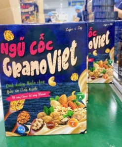 Bột Ngũ Cốc Ăn Kiêng GranoViet Ngũ Cốc Dinh Dưỡng hỗ trợ ăn kiêng thay thế bữa ăn lành mạnh tốt cho hệ tiêu hoá.tim mạch