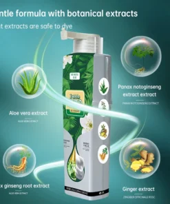 Thuốc nhuộm tóc bong bóng Tinh chất thảo mộc Yue Ke Kem màu tóc Silk Beauty Thuốc nhuộm tóc bay không làm tổn thương da đầu Không làm tổn thương tóc 200ml 14 nhuomtoc6