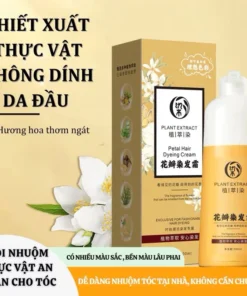 Dầu gội phủ bạc Plant Extract - Petal Hair Color - Nhuộm thảo dược bền màu lâu phai, an toàn không dị ứng 11 phubac1 1