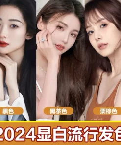 Dầu gội phủ bạc Plant Extract - Petal Hair Color - Nhuộm thảo dược bền màu lâu phai, an toàn không dị ứng 14 phubac4