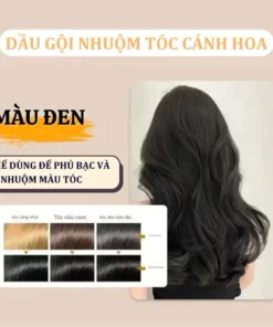 Dầu gội phủ bạc Plant Extract - Petal Hair Color - Nhuộm thảo dược bền màu lâu phai, an toàn không dị ứng 16 phubac6