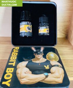 Combo Popper Rabbit Boy 60ml chai 40ml+20ml siêu mạnh kích thích bứt phá