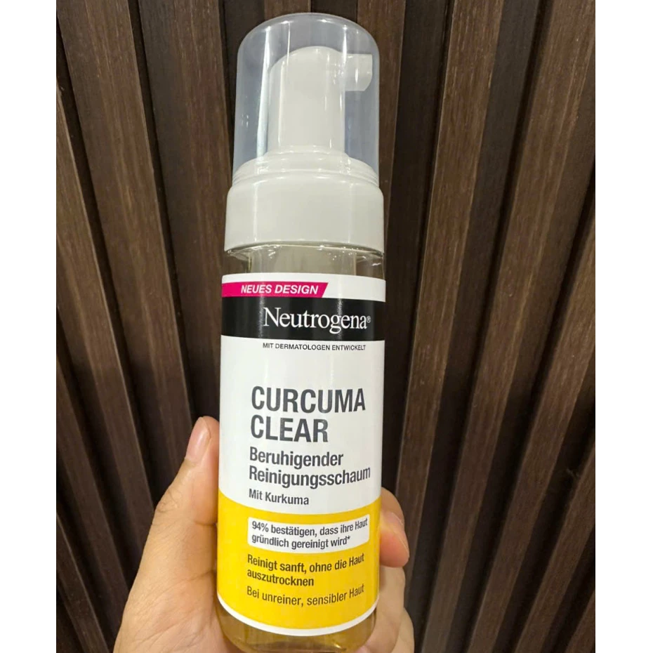 Sữa rửa mặt nghệ Neutrogena Curcuma 150ml, srm nghệ và tẩy da chết 8 ruamat1