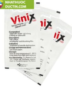 Tem Ngậm Vinix 100mg Chính Hãng Hàn Quốc CL Pharm – Hỗ Trợ Sinh Lý Nam, Kéo Dài Quan Hệ 28 tem venix han quoc 11
