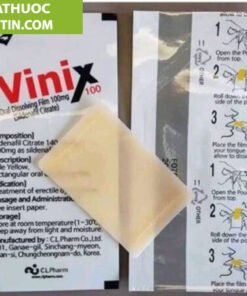 Tem Ngậm Vinix 100mg Chính Hãng Hàn Quốc CL Pharm – Hỗ Trợ Sinh Lý Nam, Kéo Dài Quan Hệ 30 tem venix han quoc 13 600x451 1
