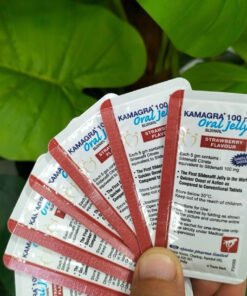 Thạch trái cây cường dương tăng cường sinh lý nam Kamagra Oral Jelly 100mg Hộp 7 Gói 13 THACH5