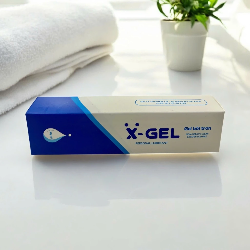 Gel Bôi Trơn X-Gel Giúp Tăng Tiết Nhờn, Hết Khô Hạn, An Toàn, Yêu Lôi Cuốn 50g 29 boitron7