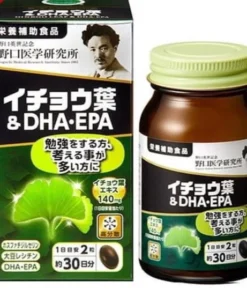 [Chính hãng] Viên uống bổ não DHA EPA Ginkgo Noguchi Nhật Bản 60 Viên giúp đầu óc minh mẫn, tăng cường nhớ