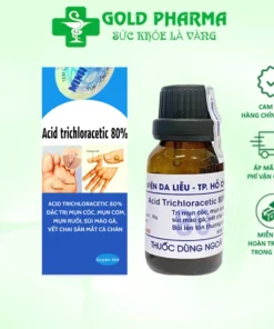 Mun coc, mun com, mun thit hiệu quả Acid Trichclorac... 80% của BVDL TPHCM chai 15ml