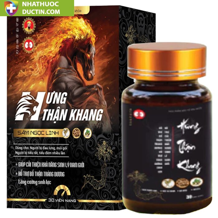 Hưng Thận Khang, hỗ trợ bổ thận, tráng dương, tăng cường sinh lý nam 4 dgm nttt Hung Than Khang