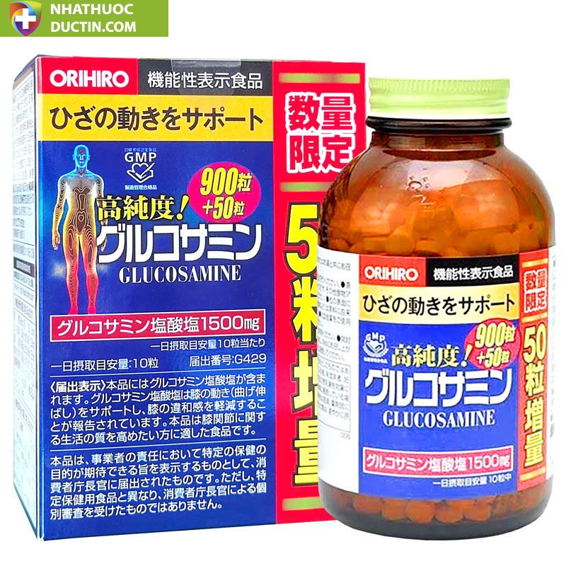 Glucosamine Orihiro, Hỗ trợ bảo vệ khớp, giúp khớp vận động linh hoạt 11 dgm nttt glucosamine orihiro 9
