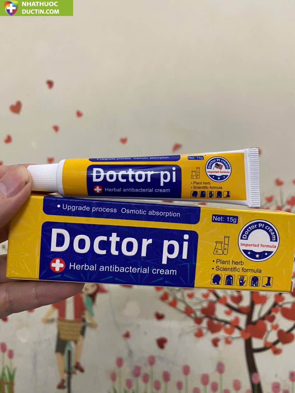 Kem bôi doctor Pi xuất khẩu Mỹ - Kem bôi nấm ngứa, viêm da, hắc lào, lang ben, vảy nến, á sừng, tổ đỉa 20 docto6