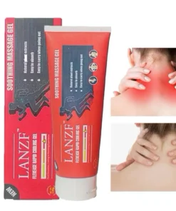 Gel Xoa Bóp Chondroitin Lanzf Làm Dịu Vùng Khớp Thư Giãn Cơ Bắp Cổ Vai Gáy Lưng Gối Tay Chân 100g