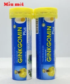 [COMBO 10 TUÝP] Sủi bổ não Ginkgomin Plus -Giúp hoạt huyết , tăng cường lưu thông máu lên não , rối loạn tiền đình -10V