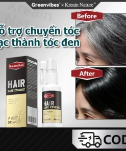 Greenvibes Xịt tinh chất mọc tóc thúc đẩy tóc đen mọc dài hỗ trợ chuyển tóc bạc thành tóc đen 13 greenvibe1 1