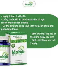 Alternative view of Viên Uống Lợi Sữa Mabio Chính Hãng Dành Cho Các Mẹ Sau Sinh - Combo 2 Hộp Mabio Lợi Sữa