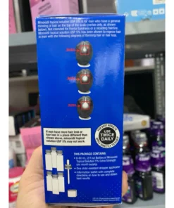 Hộp 6 lọ Serum Mọc Râu Tóc Minoxidil 5% Kirkland for Men dạng lỏng 8 mino3