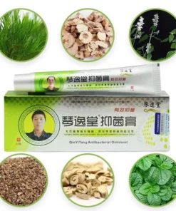 (QinYiTang) Kem thảo mộc Hoàng Vương Đường chuyên nấm ngứa, á sư`ng, vảy nê'n, nước ăn chân tay 15 namxanh5