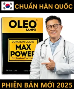 Xịt Oleo Lampo Max Power 12ml – Giải pháp kéo dài thời gian quan hệ cho nam giới