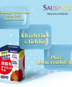 ✨hàng chính hãng Nhật Bản✨SAUSANDO Giảm Cân Cấp Tốc Trong 7 Ngày | Kiểm soát cảm giác thèm ăn | giảm mỡ bụng 7 sausando2