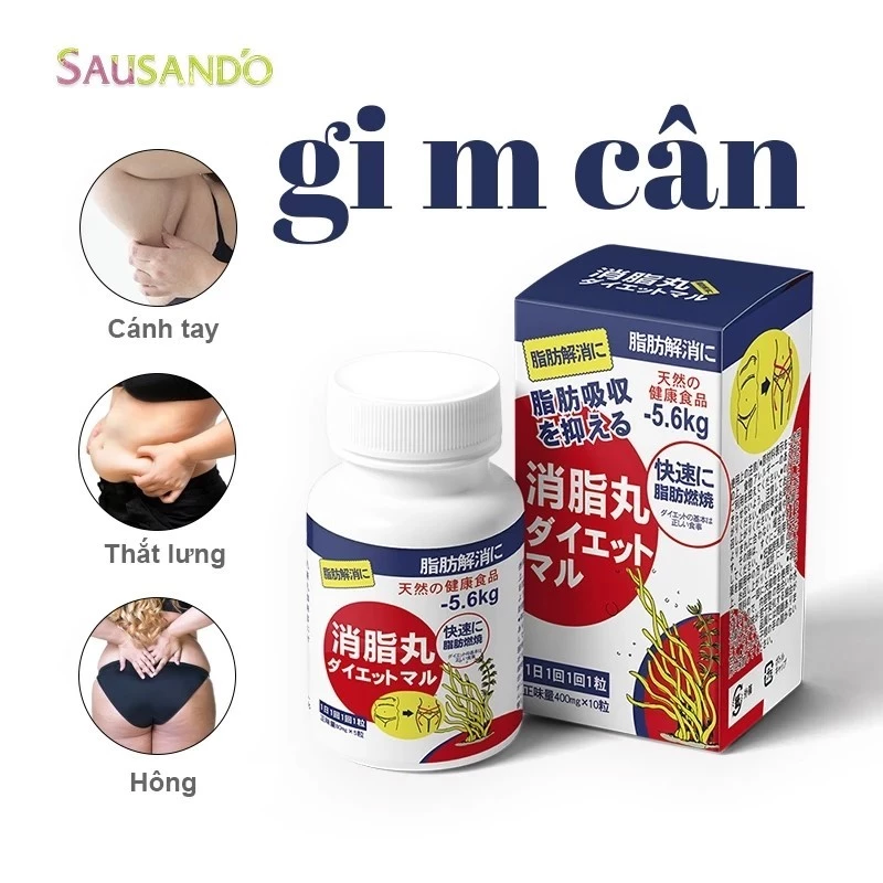 ✨hàng chính hãng Nhật Bản✨SAUSANDO Giảm Cân Cấp Tốc Trong 7 Ngày | Kiểm soát cảm giác thèm ăn | giảm mỡ bụng 14 sausando3