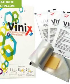 Alternative view of Tem Vinix 100mg kéo dài thời gian quan hệ hộp 10 tem