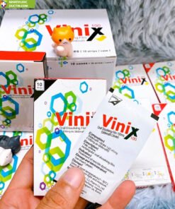 Tem Vinix 100mg kéo dài thời gian quan hệ hộp 10 tem 11 temngam4