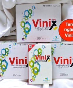 Tem Vinix 100mg kéo dài thời gian quan hệ hộp 10 tem 12 temngam6