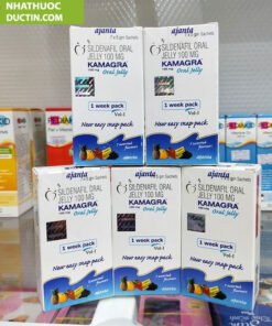 Thạch trái cây cường dương tăng cường sinh lý nam Kamagra Oral Jelly 100mg Hộp 7 Gói 10 thach1 1