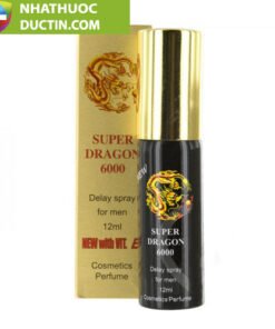 Chai Xịt Kéo Dài Thời Gian Yêu Cho Nam Super Dragon 6000 ( Chính hãng )
