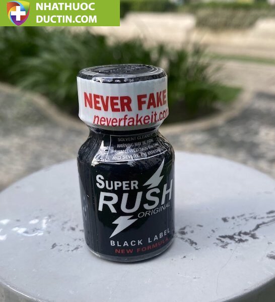 Popper Super Rush Black Label 10ml Mỹ chính hãng, tăng khoái cảm, PWD 7 IMG 0461