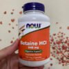Viên uống Betaine HCl Now (120 viên) chính hãng