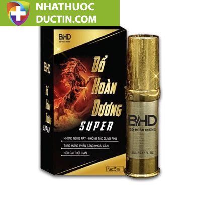 Bổ Hoàn Dương Super - Xịt 5ml chống xuất tinh sớm 2 bo hoan duong super full