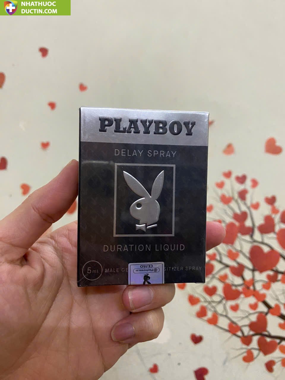 Chai xịt kéo dài thời gian Playboy vàng có tem bản chính hãng 29 boivang1