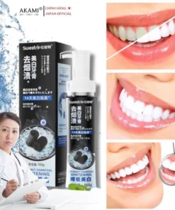 Alternative view of [Bản cao cấp] Kem đánh răng trắng Akami Nhật Bản 150ml chính hãng