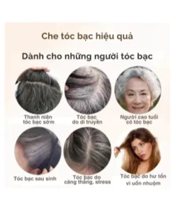 Dầu gội nhuộm tóc thảo dược thiên nhiên – Gội là lên màu, không hại tóc, mượt bóng tự nhiên, hương hoa dịu nhẹ 300ML 16 dauggoi8
