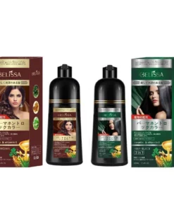 Dầu gội phủ bạc GELISSA 500ml 400ml Lược nhuộm tóc thông minh đen nâu thảo dược nhuộm tóc đen nâu tại nhà