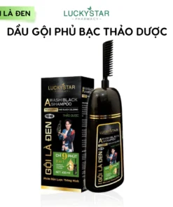 Alternative view of Dầu gội phủ bạc thảo dược Lucky Star, nhuộm tóc tại nhà nhanh chóng