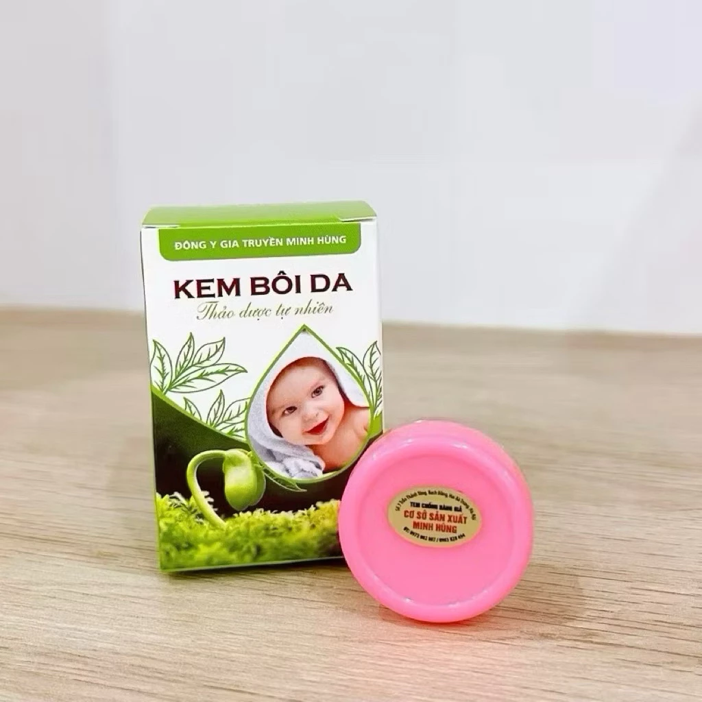 Kem bôi Da Minh Hùng, kem mỡ minh hùng cho bé 2 kemboida