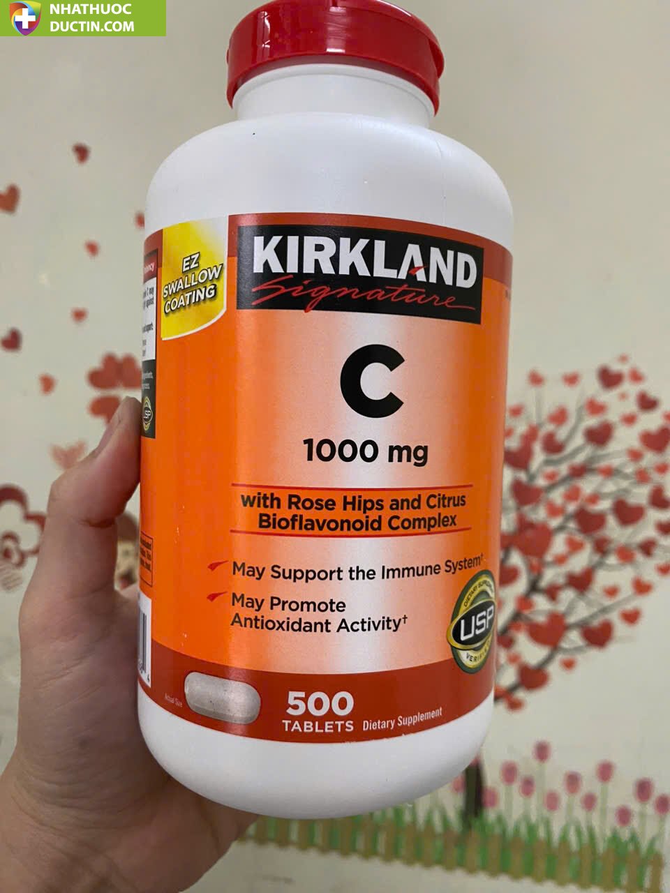 Vitamin C 1000 mg Kirkland Chính Hãng 29 kirlnad4