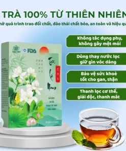 Trà Lá Nam Thiên An Hộp 30 Túi Lọc Hỗ Trợ Giảm Cân, Giảm Mỡ, Mát Gan, Tốt Cho Tiêu Hóa Chống Lão Hóa 11 lanm4