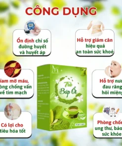 Trà Lá Ổi Green Tea Hộp 60 Túi Lọc Hỗ Trợ Giảm Cân, Trà Búp Ổi Giảm Đường Huyết, Cải Thiện Tiêu Hóa 10 laoi2