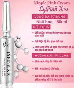 Kem Hồng Nhũ Hoa LyPink X10 khử thâm bikini làm hồng tự nhiên không hồng ảo 11 linp5