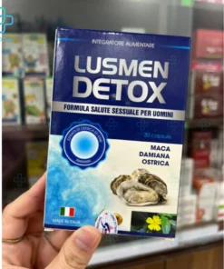 Viên Uống Hàu Biển Lusmen Detox - Hỗ Trợ Tăng Cường Sinh Lý Nam, Tăng Cường Sức Khỏe (Hộp 30 Viên)