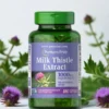 Milk Thistle Extract 1000mg 90-180 viên Puritan's Pride -Thải độc gan, bổ gan, làm mát gan, tăng cường chức năng gan