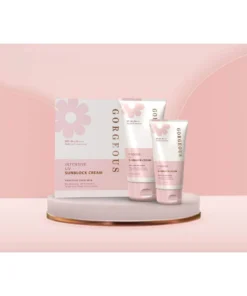 Kem chống nắng múi xù gorgeous trắng da chống nước lâu trôi tuýp lớn 100g +50g SPF50+PA+++ 11 muixu3 1