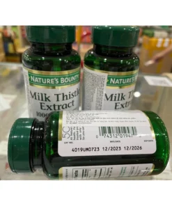 Viên uống Nature's Bounty Milk Thistle 1000mg hỗ trợ thải độc gan 7 natu3