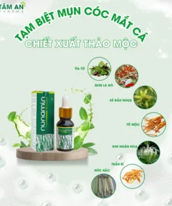 Tinh Chất Thảo Mộc NUNAMIN 15ML - Hỗ Trợ Xử Lý Mụn Cóc, Mụn Thịt, Mắt Cá Chân Tay 13 nuna5