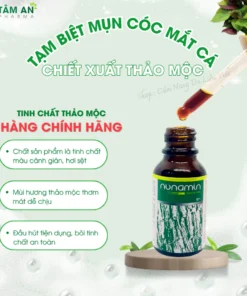 Tinh Chất Thảo Mộc NUNAMIN 15ML - Hỗ Trợ Xử Lý Mụn Cóc, Mụn Thịt, Mắt Cá Chân Tay 14 nuna6